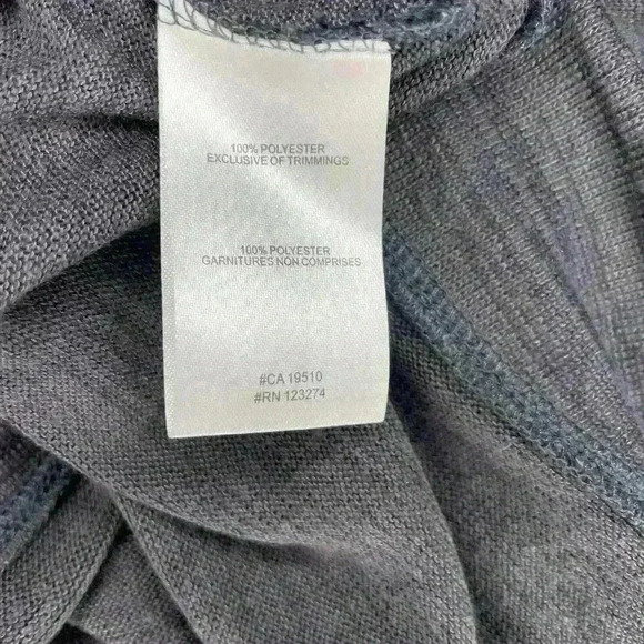 Lole Gray V-neck Athletic Yoga Top Size Large - Picture 3 of 3